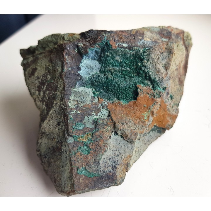 Cornwallit z Miedzianki w Sudetach