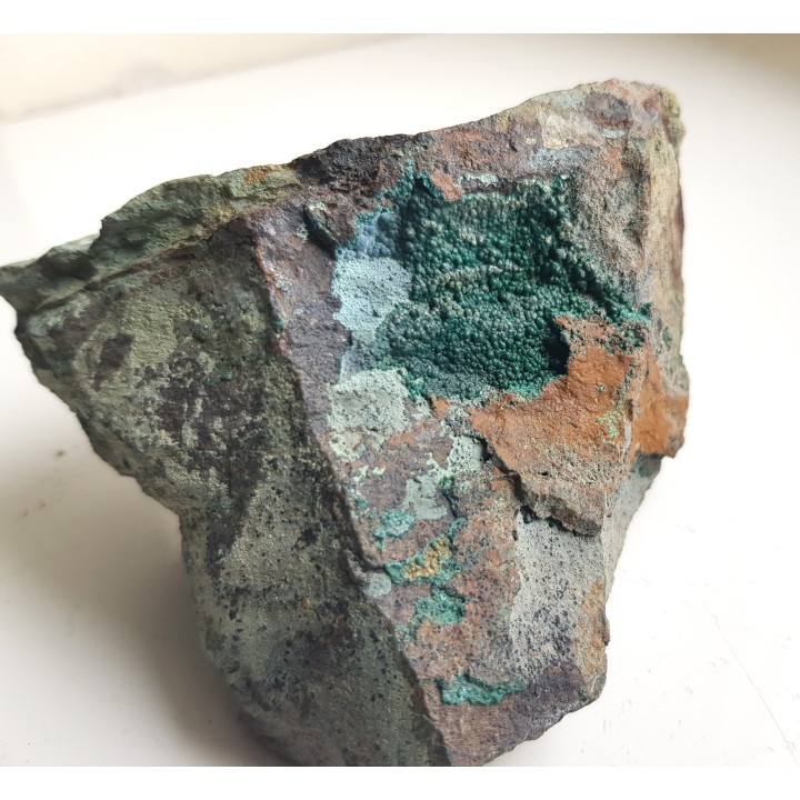 Cornwallit z Miedzianki w Sudetach