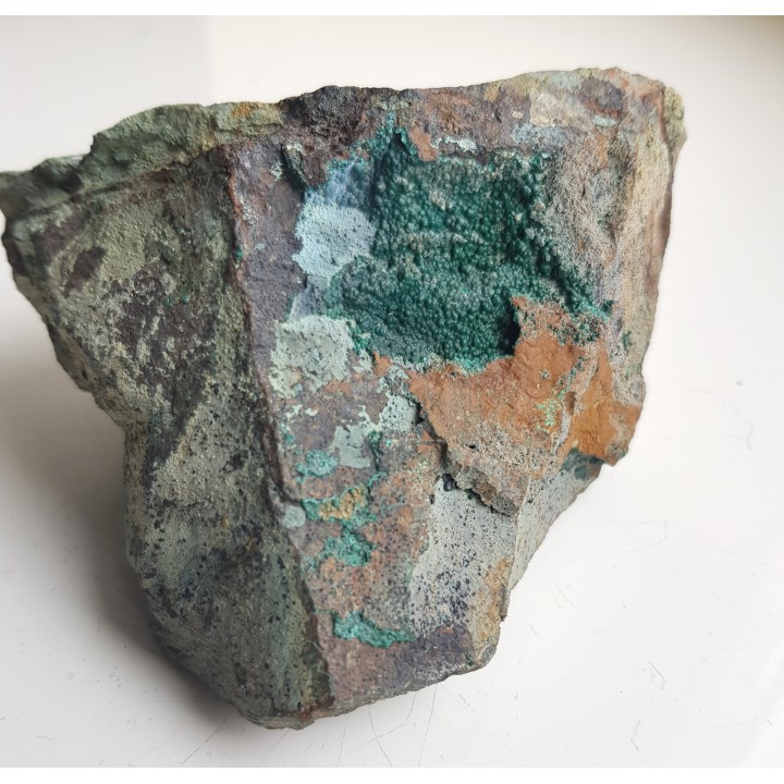 Cornwallit z Miedzianki w Sudetach