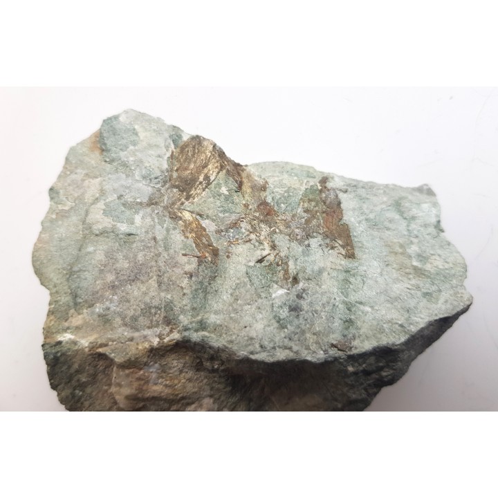 Kryształy lellingitu/arsenopirytu ze Złotego Stoku