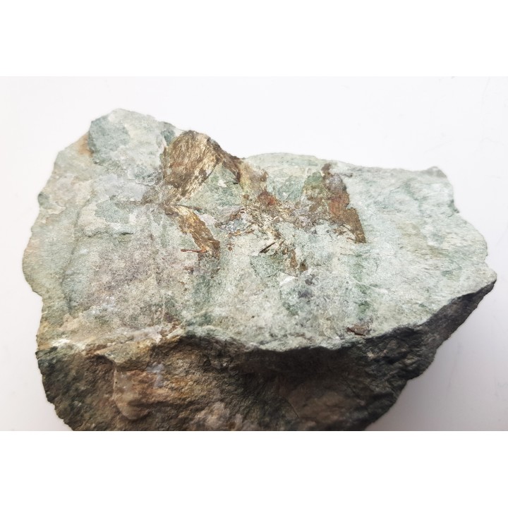 Kryształy lellingitu/arsenopirytu ze Złotego Stoku