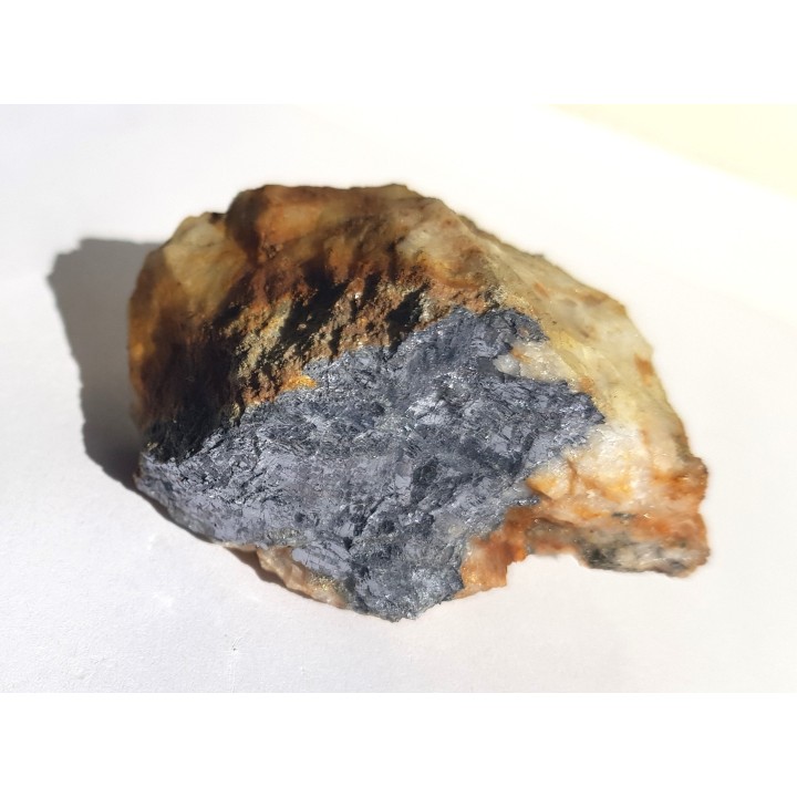 Galena w kwarcu z Chełmca k. Jawora