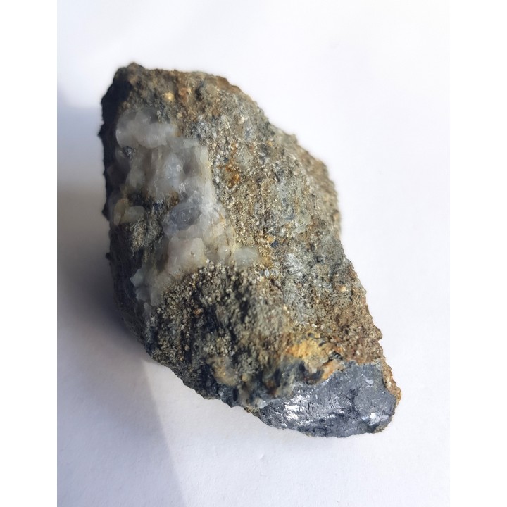 Galena w kwarcu z Chełmca k. Jawora