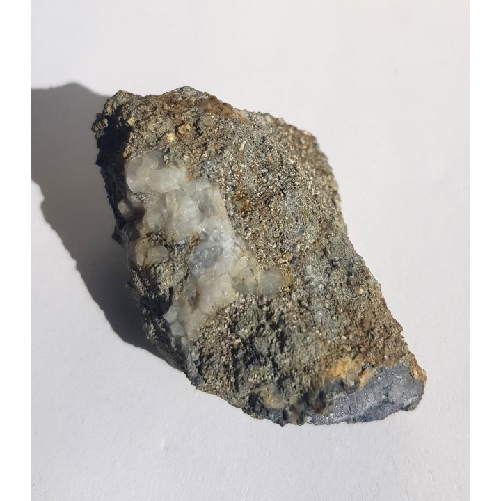 Galena w kwarcu z Chełmca k. Jawora