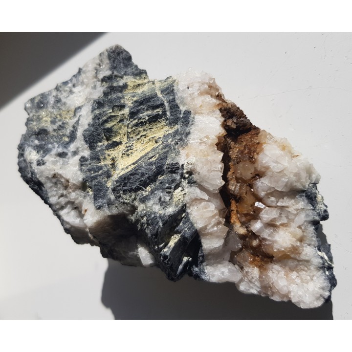 Szczotka kwarcowa ze złoża rud polimetalicznych w Chełmcu k. Jawora