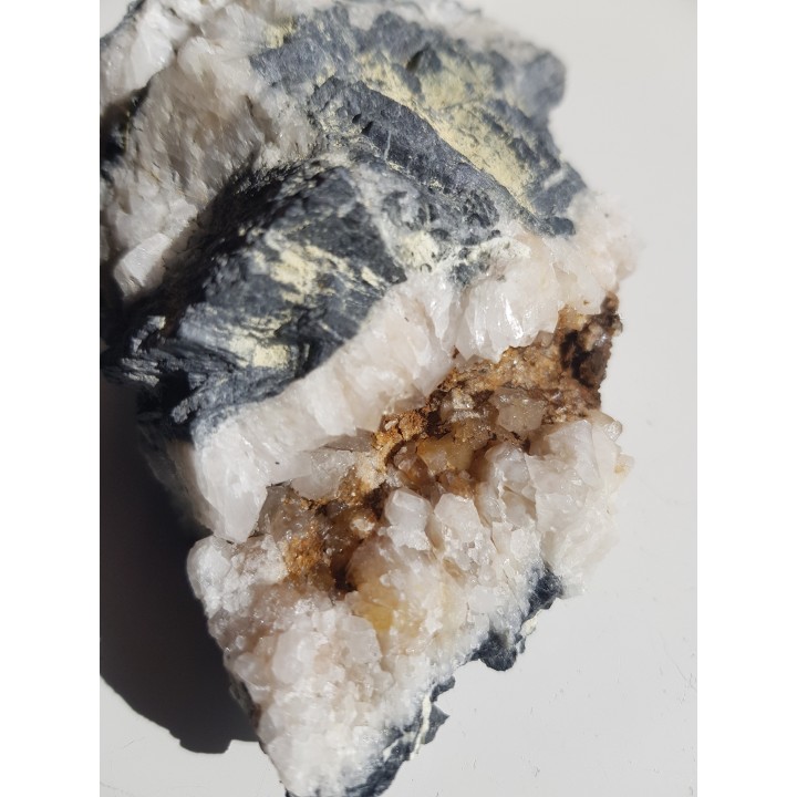 Szczotka kwarcowa ze złoża rud polimetalicznych w Chełmcu k. Jawora