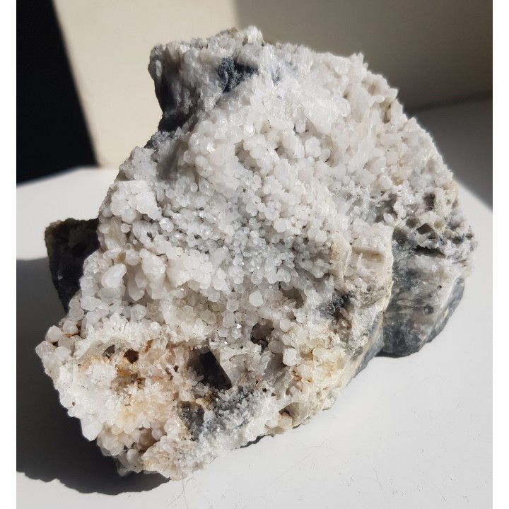 Szczotka kwarcowa ze złoża rud polimetalicznych w Chełmcu k. Jawora