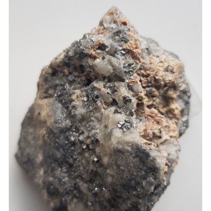 Żyła rudna z kryształami arsenopirytu oraz ankerytu z Radzimowic