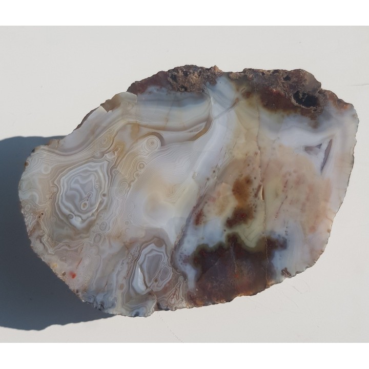 Agat "rzeczny" z Bobru w Sudetach (river agate)