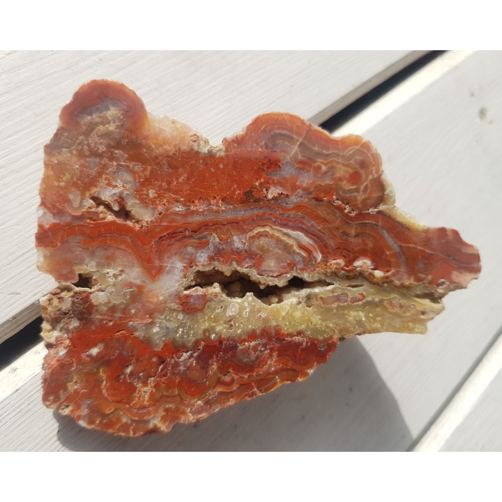 Agat "rzeczny" z Bobru w Sudetach (river agate)