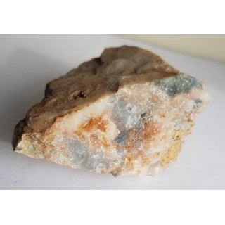 Błękitny wavellit z Gozdna w Górach Kaczawskich