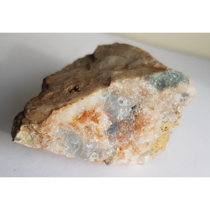 Błękitny wavellit z Gozdna w Górach Kaczawskich