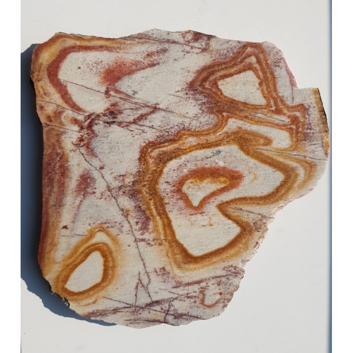 Polerowana płyta ozdobnego łupku kwarcowo-serycytowego