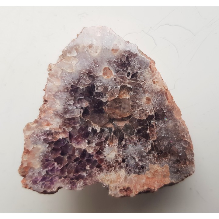 Ametyst i kwarc dymny w geodzie z Sokołowca