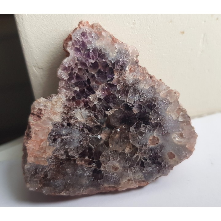 Ametyst i kwarc dymny w geodzie z Sokołowca