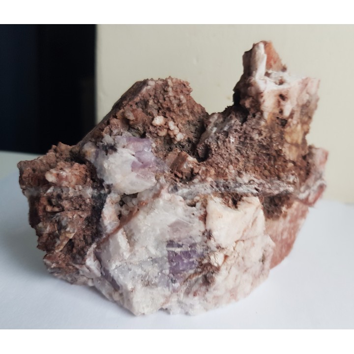 Ametyst z kopalni barytu w Jedlince k. Wałbrzycha