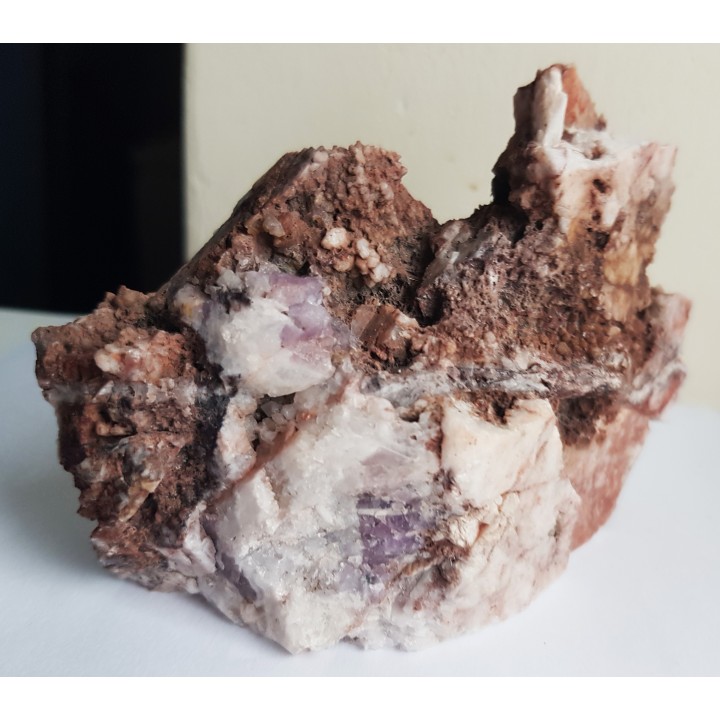 Ametyst z kopalni barytu w Jedlince k. Wałbrzycha