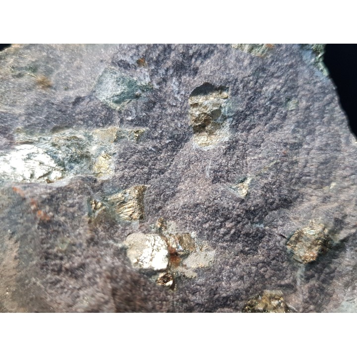 Piryty w hornfelsie z Rędzin