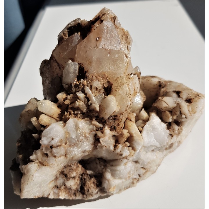 Szczotka kwarcowa z Taczalina k. Legnicy