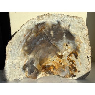 Spektakularny, wielki chalcedon z albu okolic Krakowa