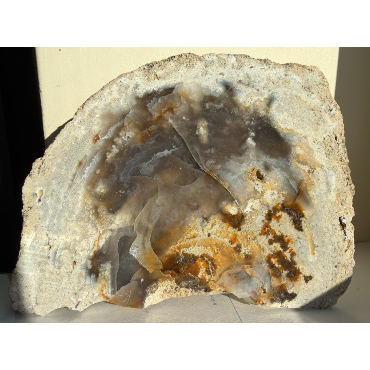 Spektakularny, wielki chalcedon z albu okolic Krakowa