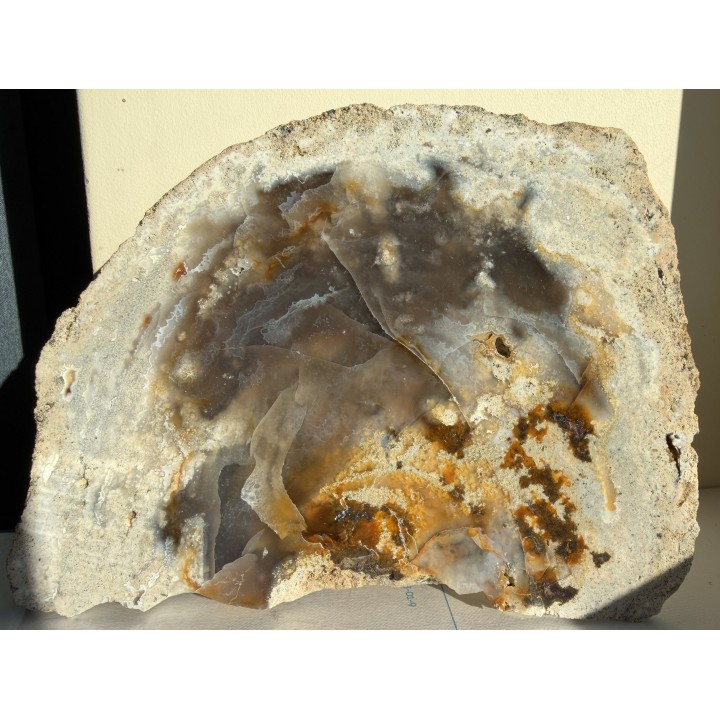 Spektakularny, wielki chalcedon z albu okolic Krakowa