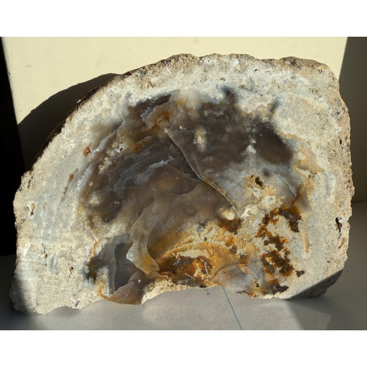 Spektakularny, wielki chalcedon z albu okolic Krakowa