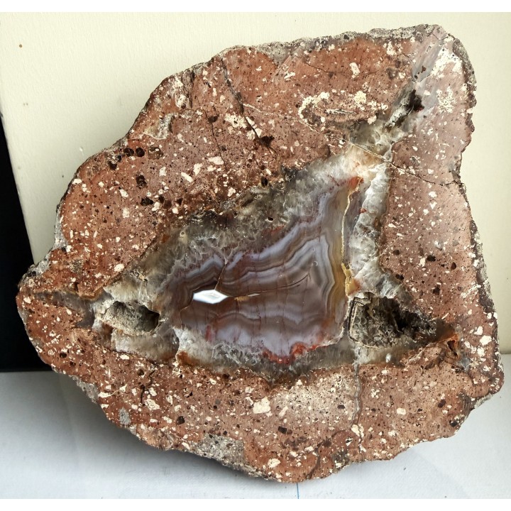 Piękny, duży agat z Nowego Kościoła