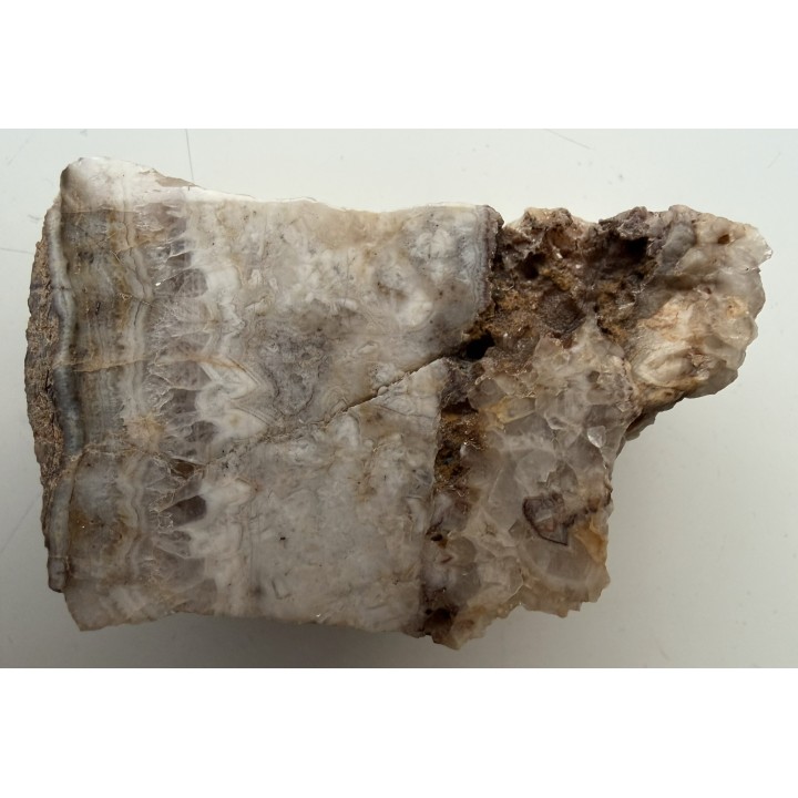 Żyła kwarcowo-ametystowo-chalcedonowa z Miedzianki k. Janowic Wlk.