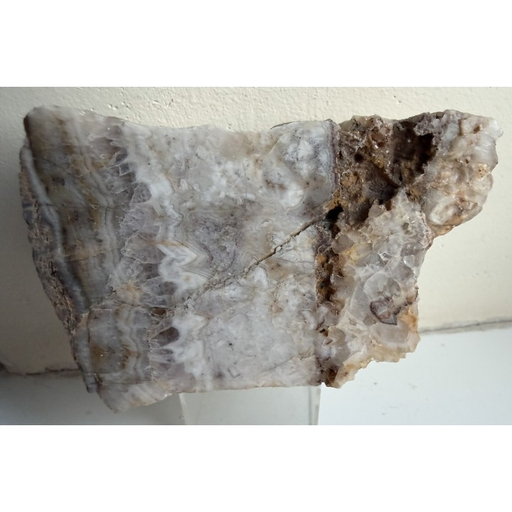 Żyła kwarcowo-ametystowo-chalcedonowa z Miedzianki k. Janowic Wlk.