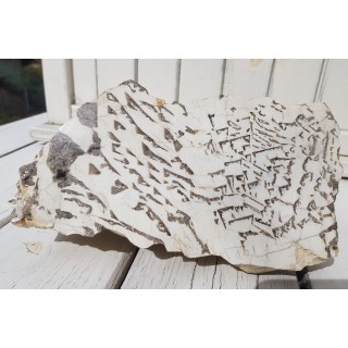 Muzealny okaz kamienia hebrajskiego