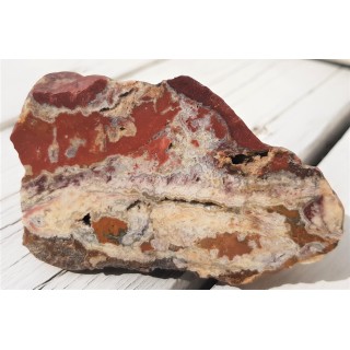 Żyła z jaspisem z aluwiów Bystrzycy k. Wrocławia