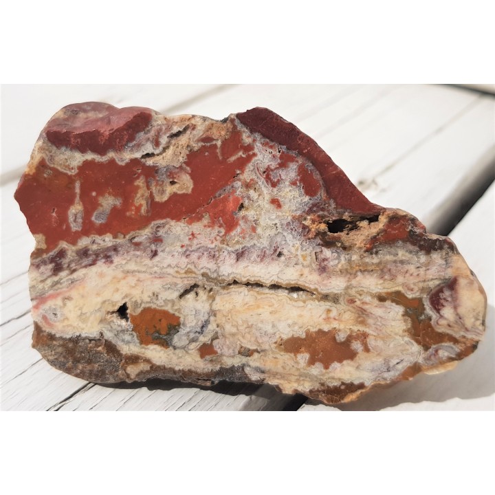 Żyła z jaspisem z aluwiów Bystrzycy k. Wrocławia