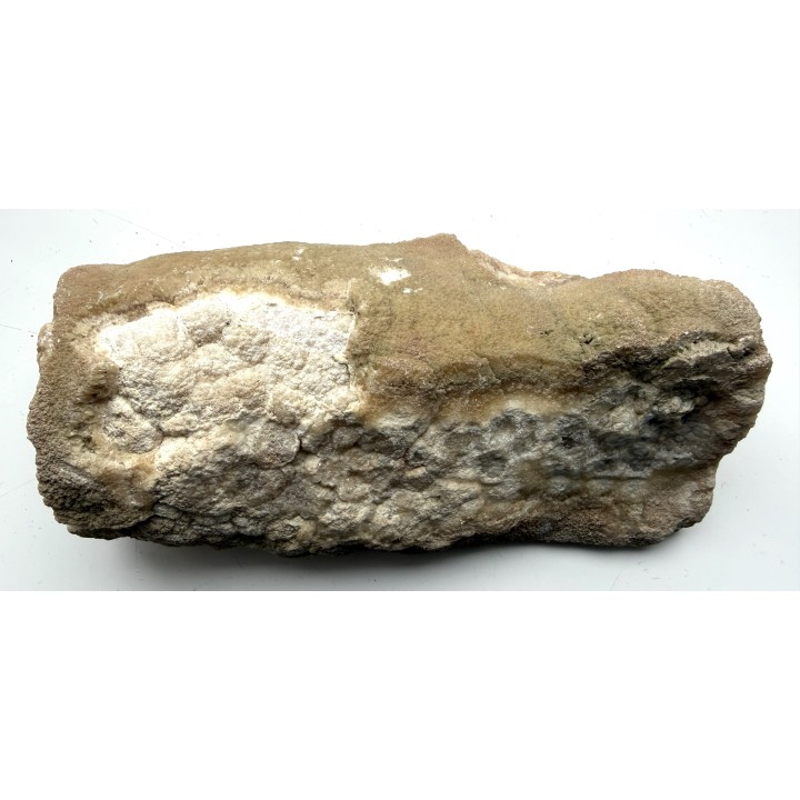 Polerowany okaz aragonitowo-kalcytowej polewy ze Sławniowic