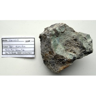 Błękitny waryscyt z Niesky (Łużyce, Niemcy)