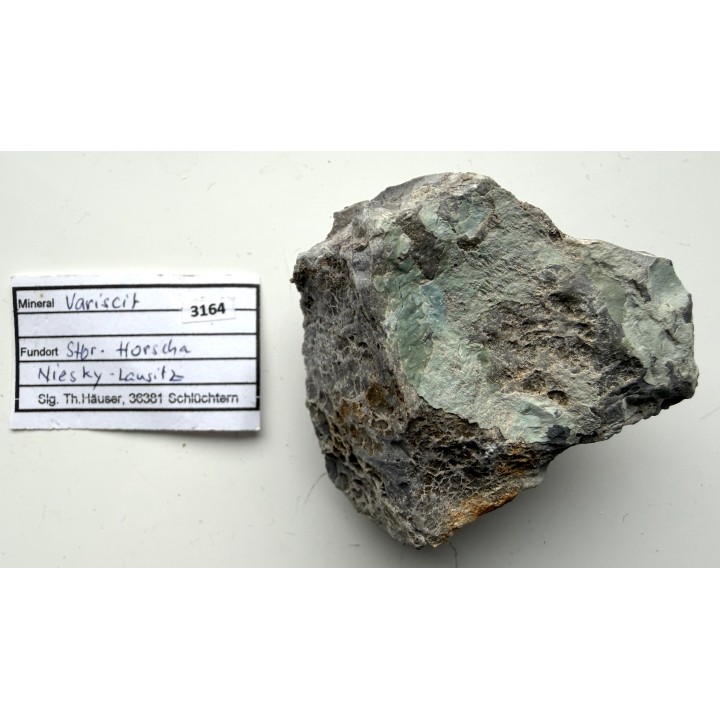 Błękitny waryscyt z Niesky (Łużyce, Niemcy)