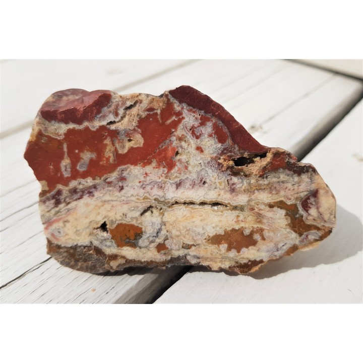 Żyła z jaspisem z aluwiów Bystrzycy k. Wrocławia