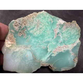 Chryzopraz ze Szklar k. Ząbkowic Śląskich