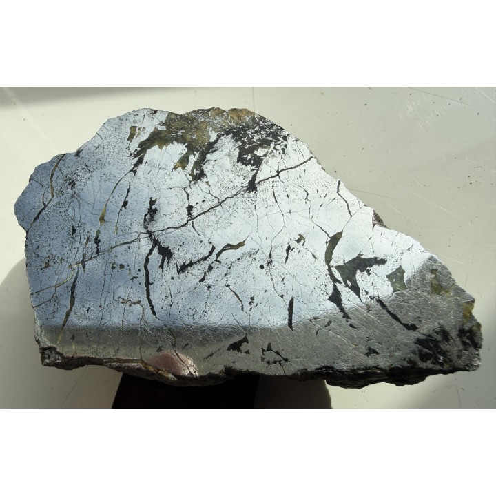 Piękny okaz lellingitu/arsenopirytu ze Złotego Stoku