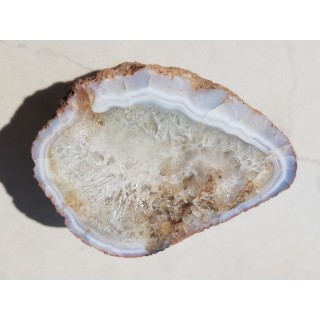 Agat z Gorzuchowa z aluwiów rzeki Ścinawki