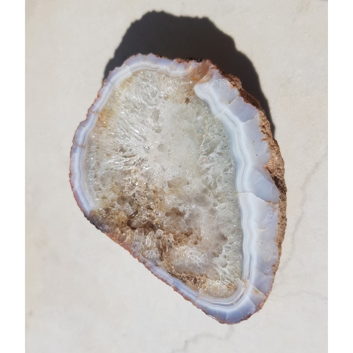 Agat z Gorzuchowa z aluwiów rzeki Ścinawki