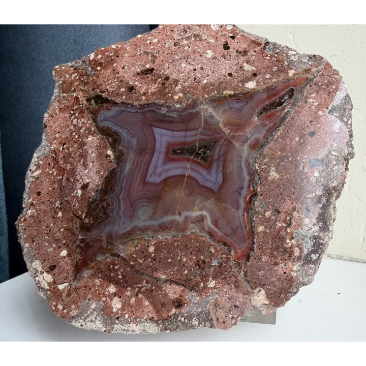 Piękny, duży agat z Nowego Kościoła