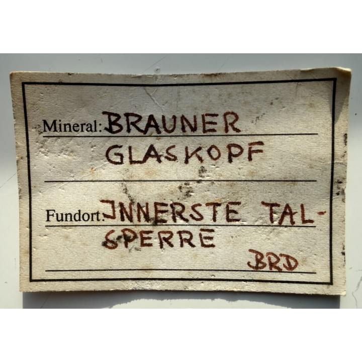 Szklane głowy, goethyt z Niemiec