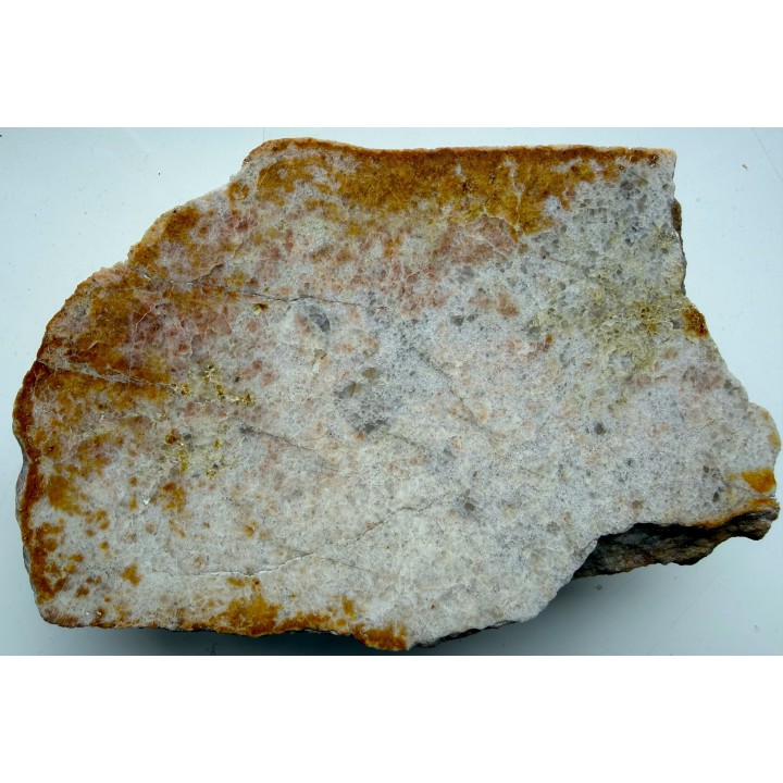 Duża płyta grejzenu z różowymi topazami z Wyrwaka