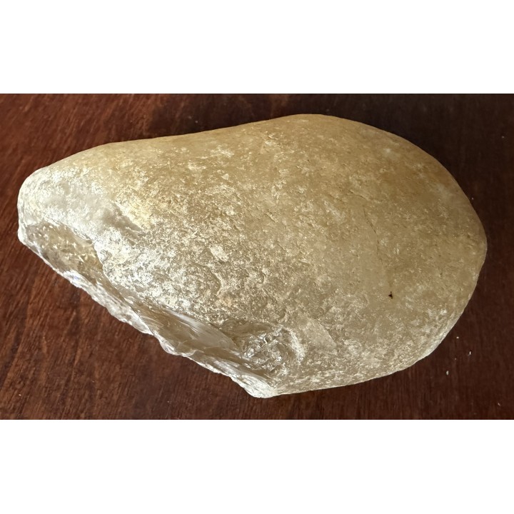 Unikat - otoczak kryształu górskiego z aluwiów Bobru