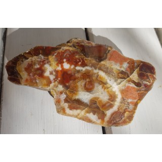 Agat "rzeczny" z Bobru w Sudetach (river agate)