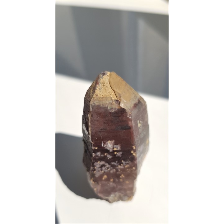 Żelazisty kwarc dymny z Wojanowa k. Jeleniej Góry