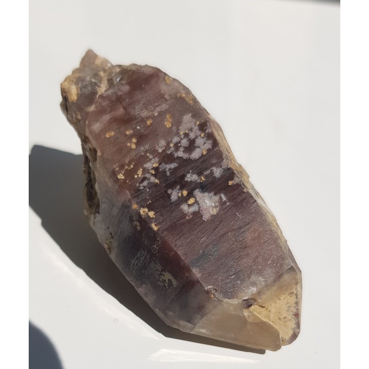 Żelazisty kwarc dymny z Wojanowa k. Jeleniej Góry