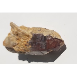 Żelazisty kwarc dymny z Wojanowa k. Jeleniej Góry