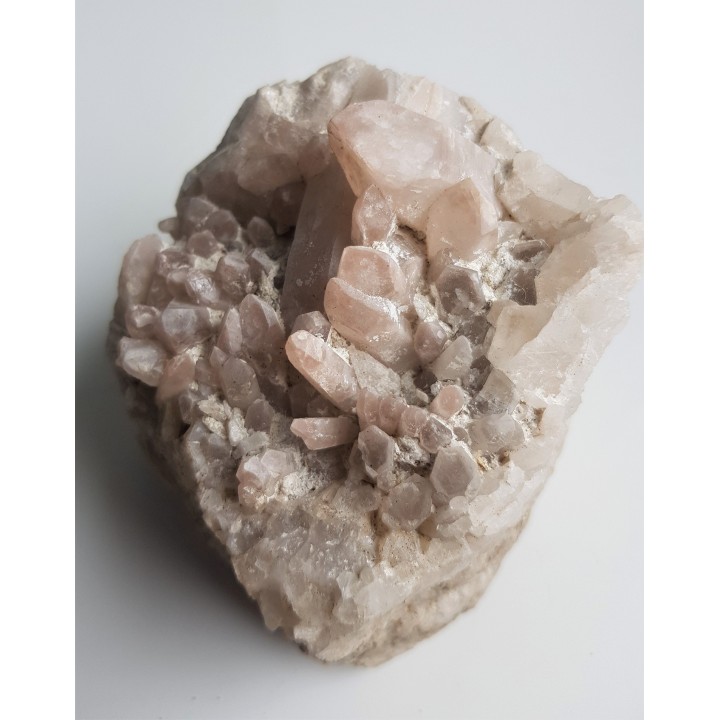 Szczotka kwarców różowych z Izerskich Garbów